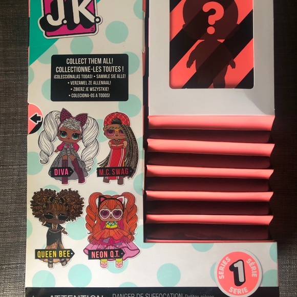 L.O.L. Toys Lol Surprise Jk Neon Qt Mini Fashion Doll 5 Surprise